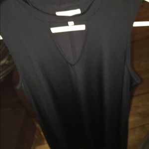 Black rayon Maurices dress